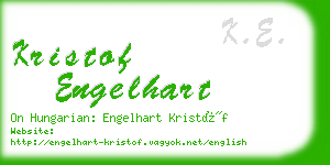 kristof engelhart business card